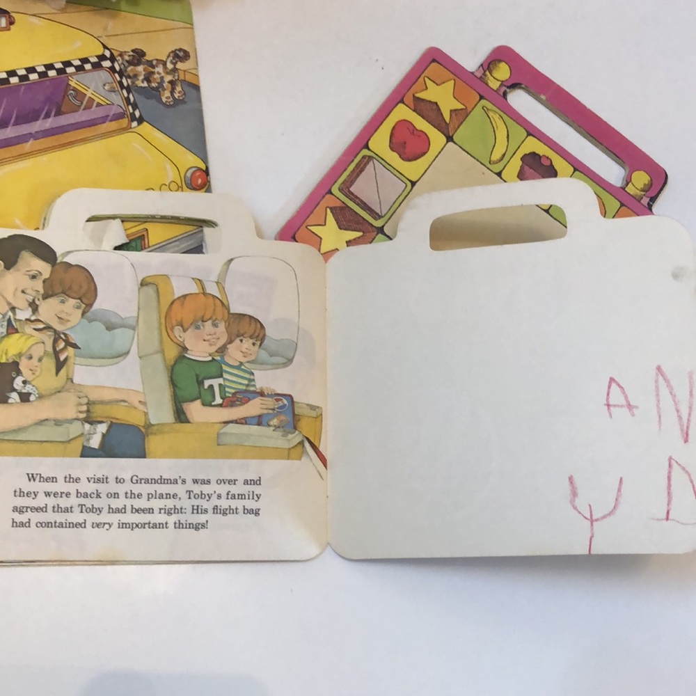 Travel suitcase children’s book Vintage travel books kids My Flight Books - Picture 7 of 16